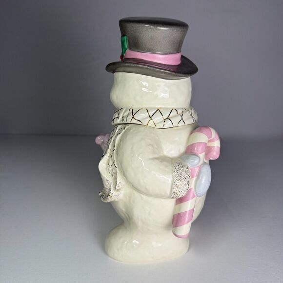 Lenox The Snowman Cookie Jar 2000 Vintage Mint Condit Original Packaging 12 In. - Picture 4 of 15